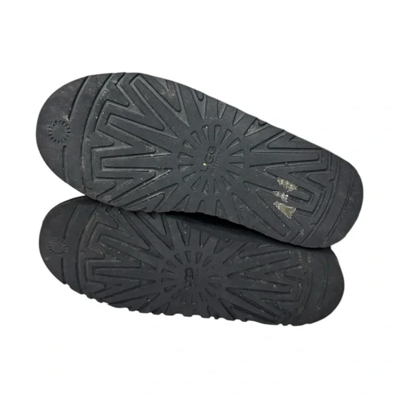 UGG Mini Bailey Bow II Black Boots Size 4 - Picture 6 of 7